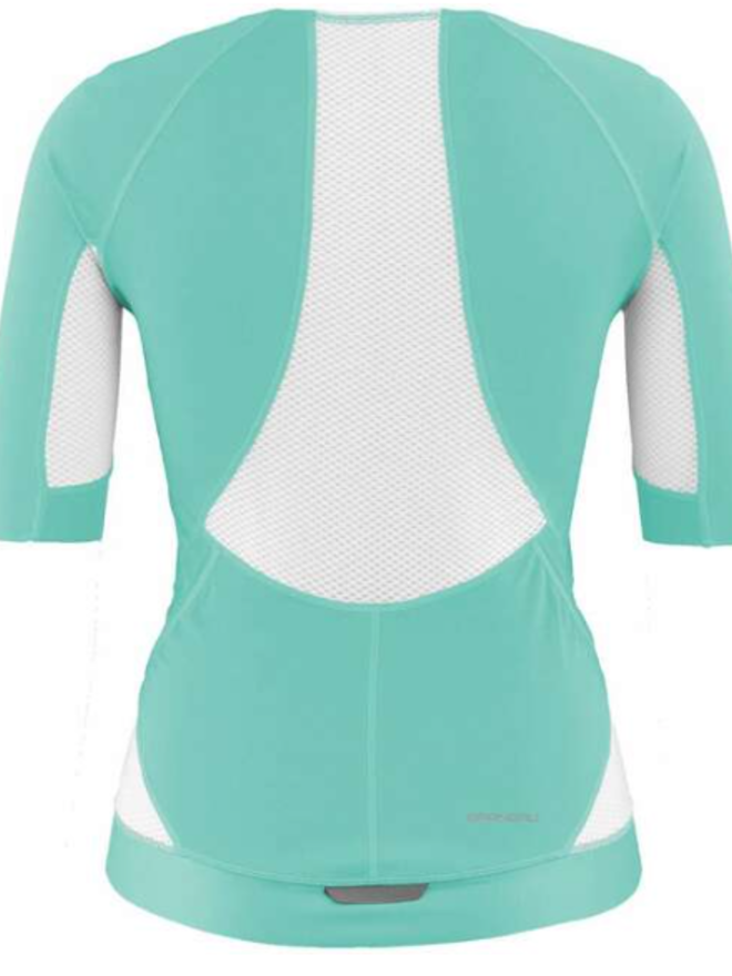 Louis Garneau Women's Sprint Tri Bike Jersey, XS, Coral | Holiday Gift