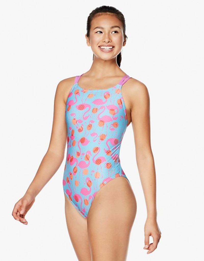 SPEEDO Speedo Printed Double Strap Suit