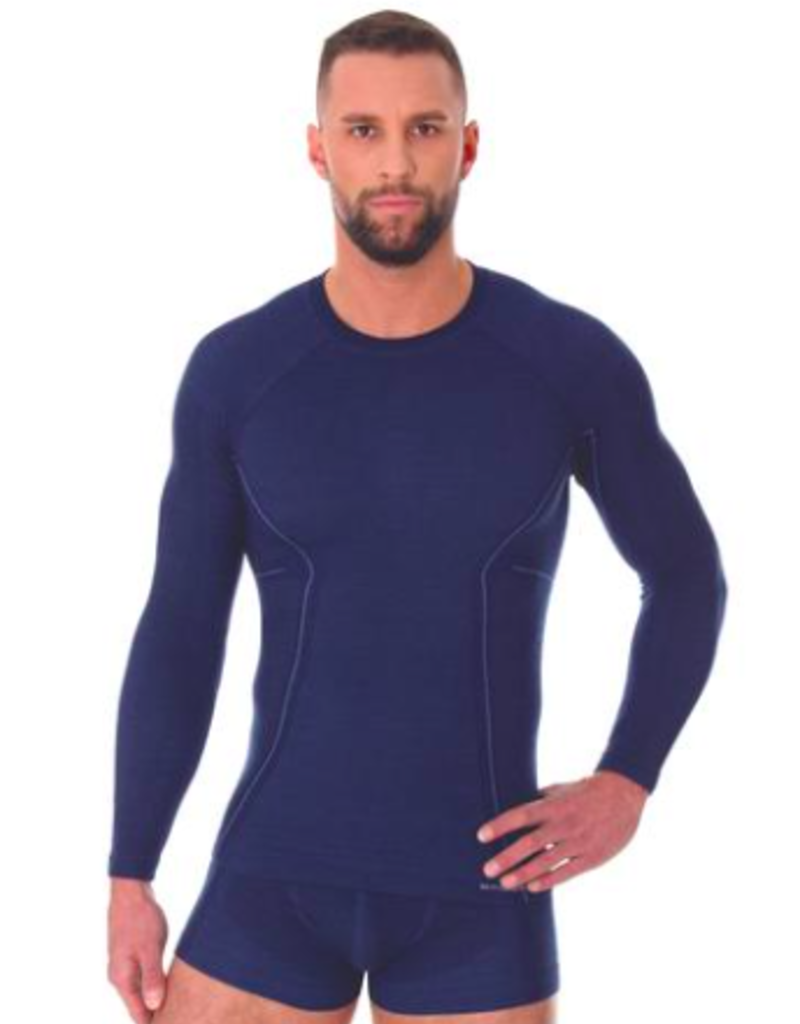 Brubeck Brubeck Active wool Men's Long Sleeve Shirt
