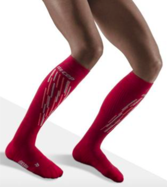 Ski Socks CEP Ultralight Women's Compression Socks, WP472, size 2 (II), Pink