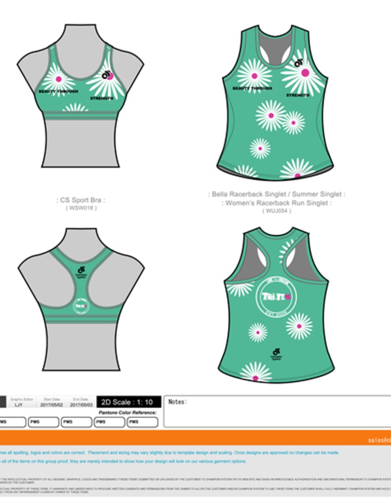 Champion System CHAMPION SYSTEM DAISY TRI IT BRA