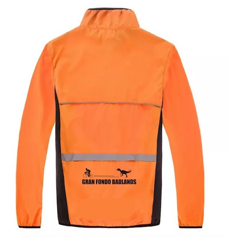 Gran Fondo Badlands Gran Fondo Badlands Orange Wind Jacket