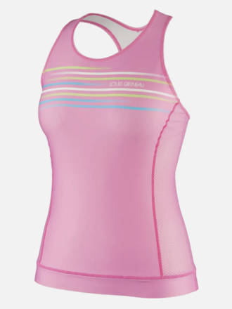 Louis Garneau Women's Sprint Tri Jersey Dark Pink - Small