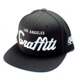 Graffiti The City Snapback - Los Angeles Graffiti - Classic Black