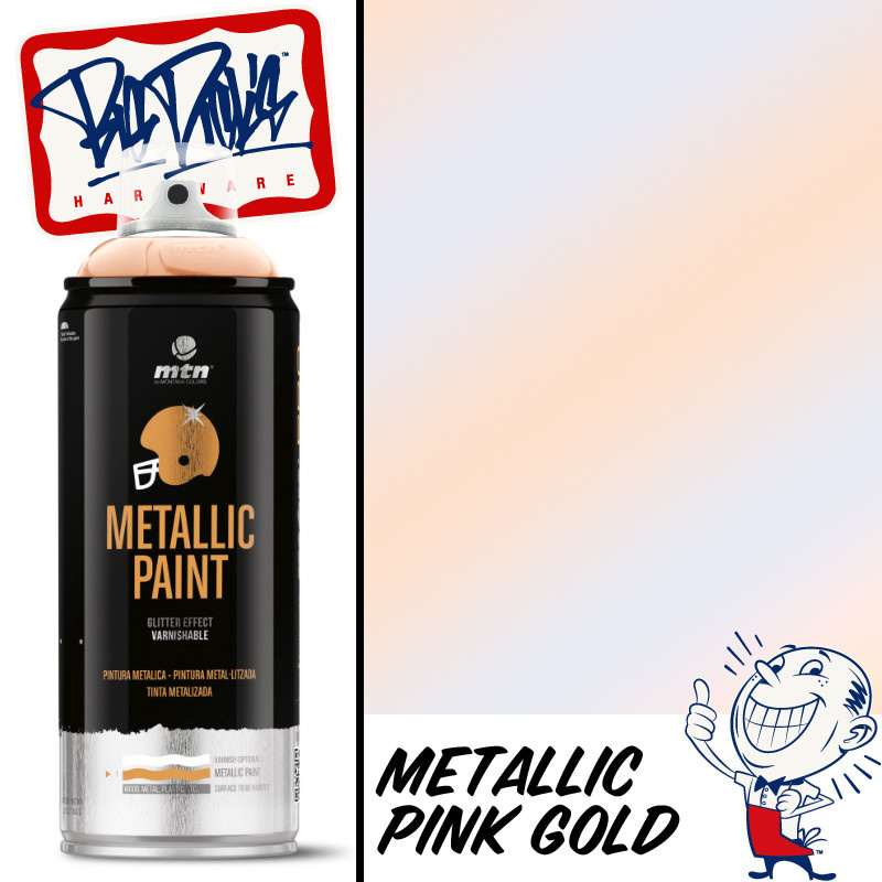 MTN PRO Metallic Spray Paint - Pink Gold