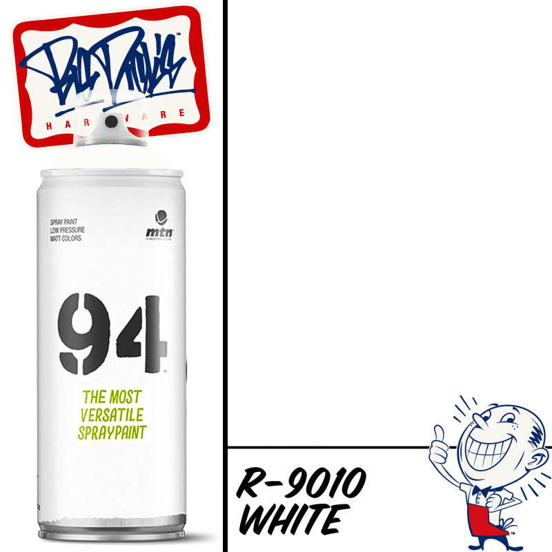 MTN 94 Spray Paint - Matt White R-9010