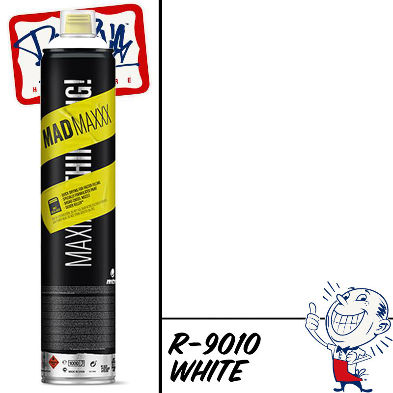 MTN Mad Maxxx Spray Paint - White R-9010