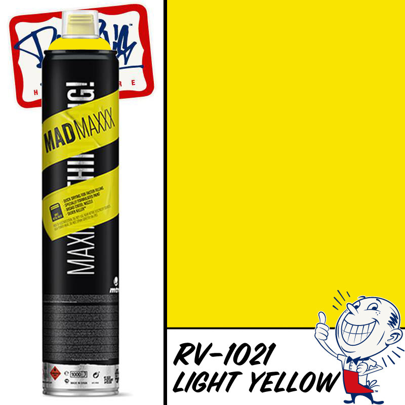 MTN Mad Maxxx Spray Paint - Light Yellow RV-1021