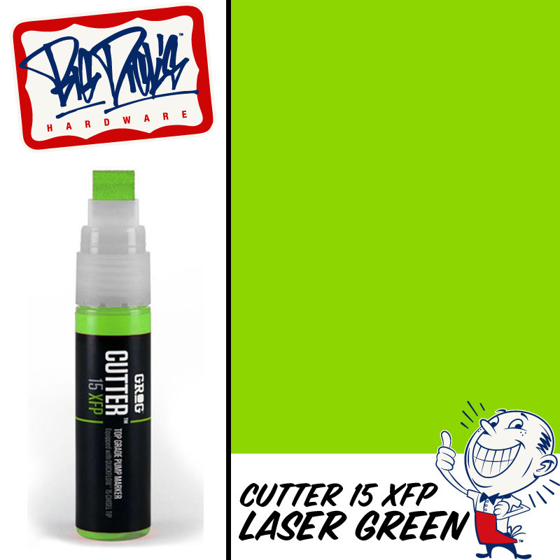 Grog Cutter - Laser Green 15mm