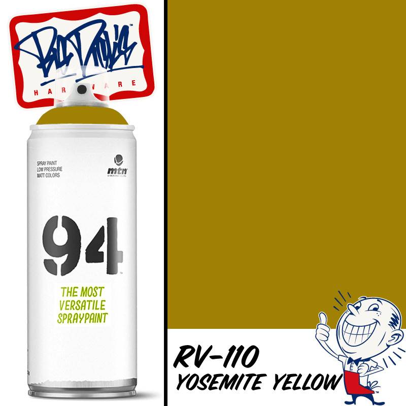 MTN 94 Spray Paint - Yosemite Yellow RV-110