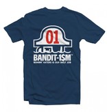 Bandit1sm Tee - Bandit1sm Logo - Navy