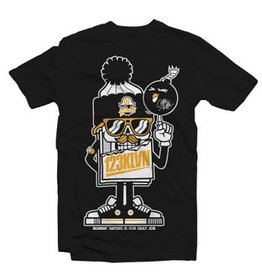 Bandit1sm Tee - Mascot - Black/Yellow