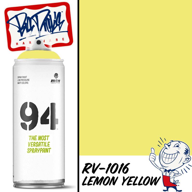 MTN 94 Spray Paint - Lemon Yellow RV-1016
