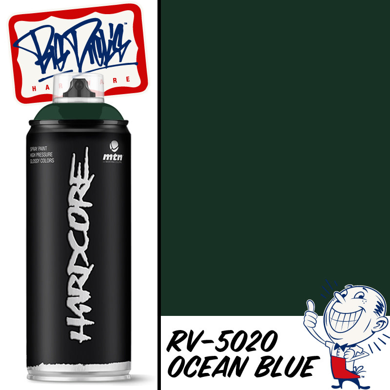 MTN Hardcore Spray Paint - Ocean Blue RV-5020