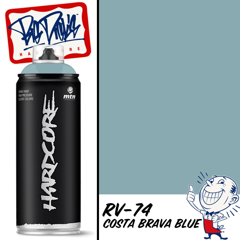 MTN Hardcore Spray Paint - Costa Brava Blue RV-74