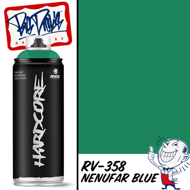 MTN Hardcore Spray Paint - Waterlily Blue RV-358