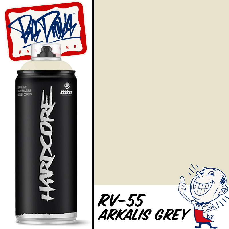 MTN Hardcore Spray Paint - Arkalis Grey RV-55