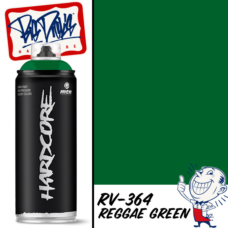 MTN Hardcore Spray Paint - Reggae Green RV-364