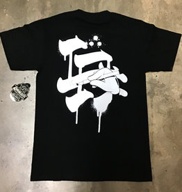 Dissizit Tee - LA Brush V3 - Black