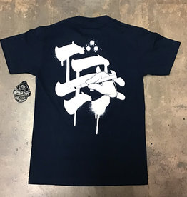 Dissizit Tee - LA Brush V3 - Navy