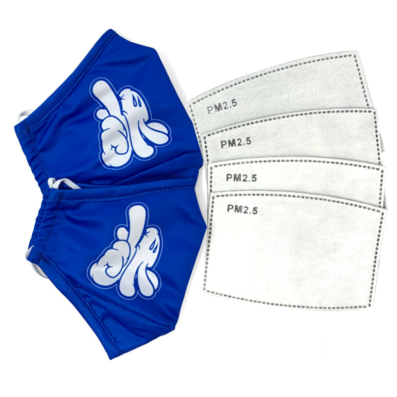 Slick Mask - LA Blue - Royal (2 Masks / 4 Filters)