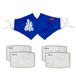 Slick Mask - LA Blue - Royal (2 Masks / 4 Filters)
