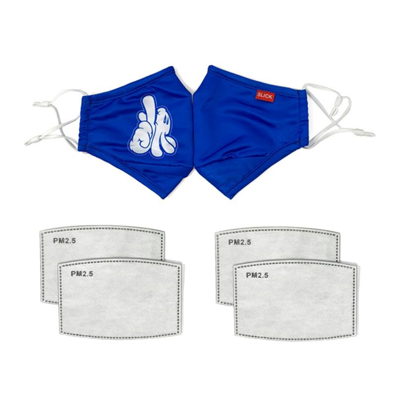 Slick Mask - LA Blue - Royal (2 Masks / 4 Filters)