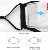 Slick Mask - LA Blue - Royal (2 Masks / 4 Filters)