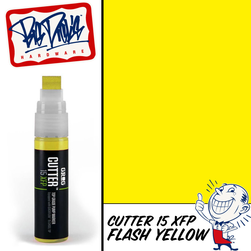 Grog Cutter - Flash Yellow 15mm
