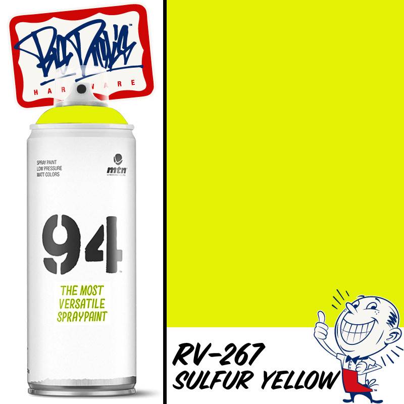 MTN 94 Spray Paint - Sulfur Yellow RV-267