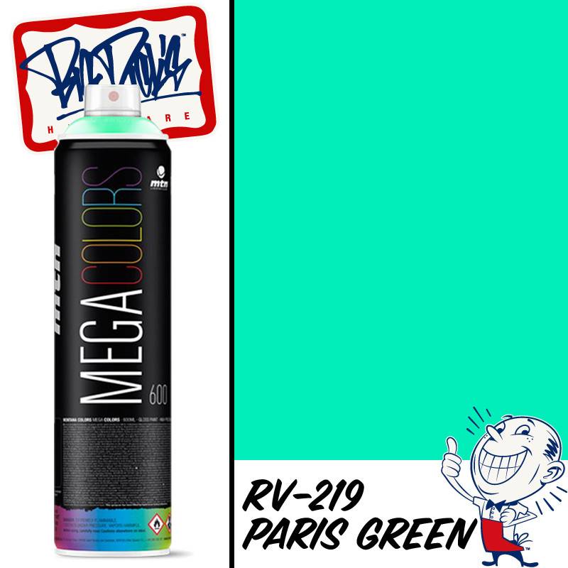 MTN Mega Spray Paint - Paris Green RV-219