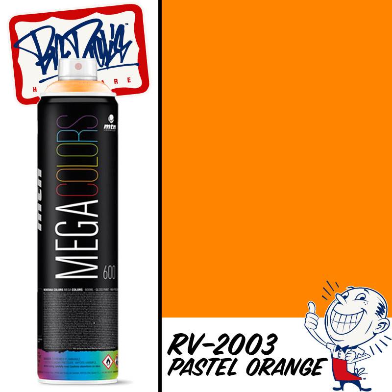 MTN Mega Spray Paint - Pastel Orange RV-2003