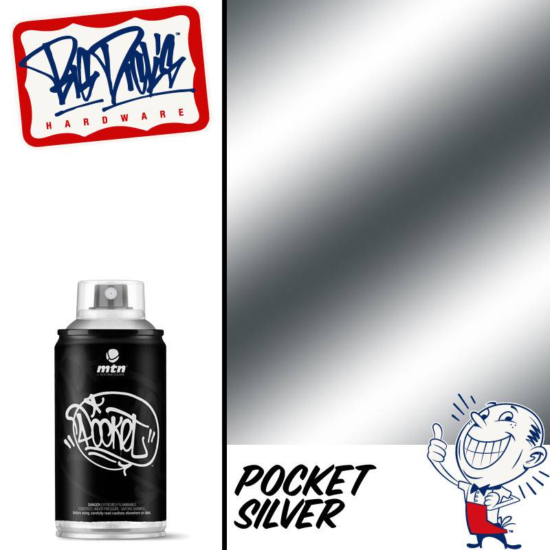 MTN Pocket Spray Paint - Silver