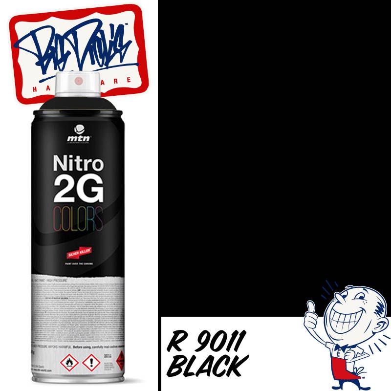 MTN Nitro 2G Spray Paint - Black