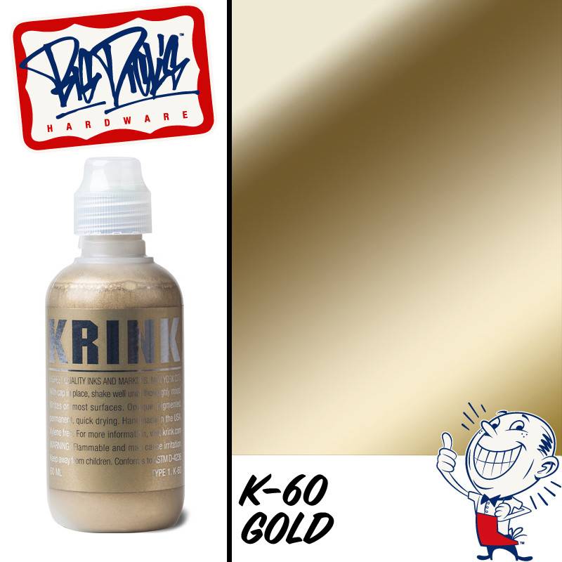 Krink K-60 Squeezable Paint Marker - Gold