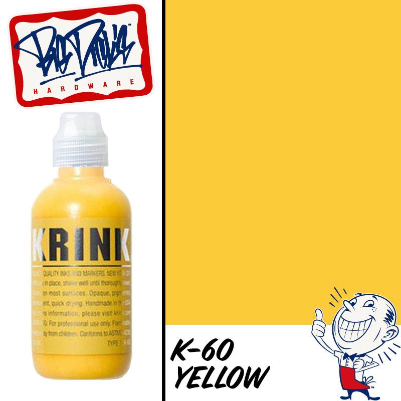 Krink K-60 Squeezable Paint Marker - Yellow