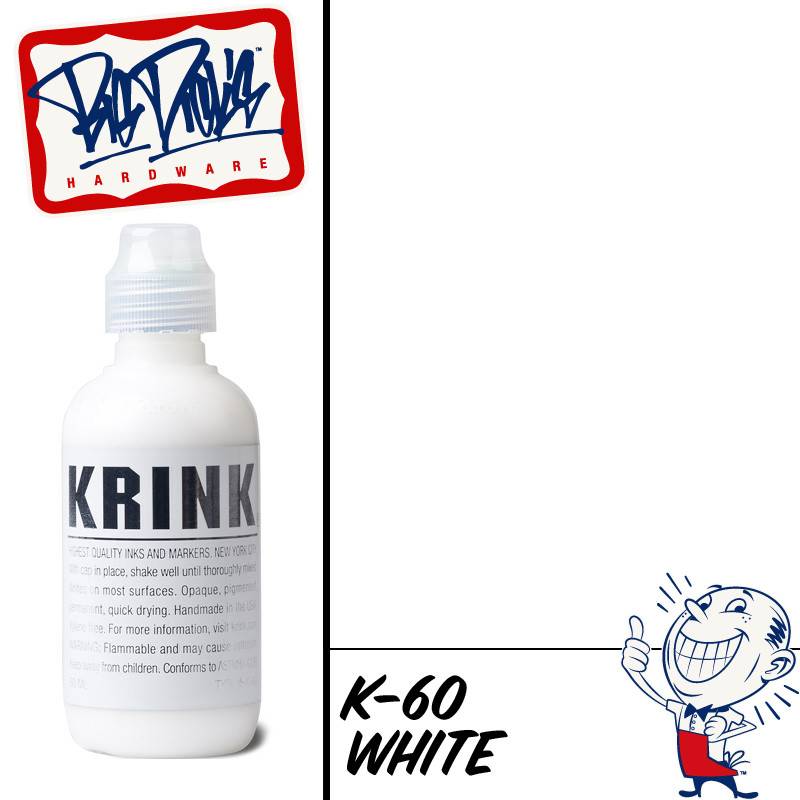 Krink K-60 Squeezable Paint Marker - White