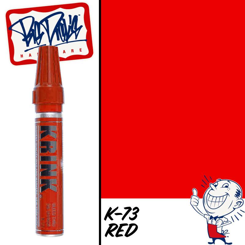 Krink K-73 Bleed Thru Marker - Red