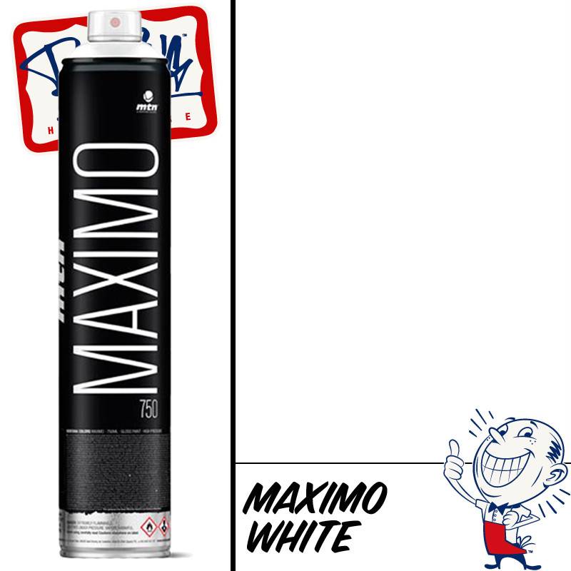 MTN Maximo Spray Paint - White R-9010