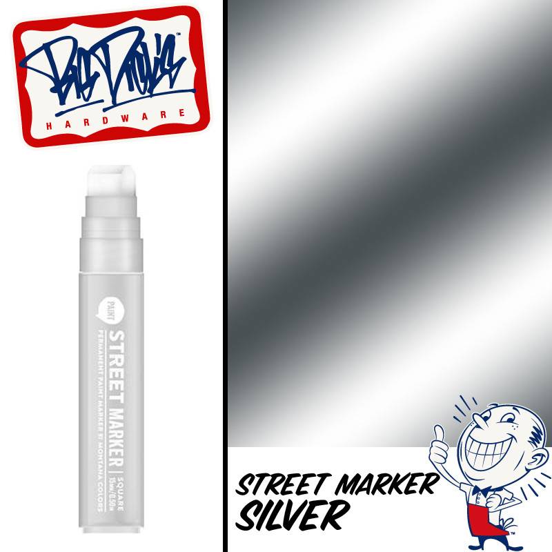 MTN Street Paint 15m Marker - Silver