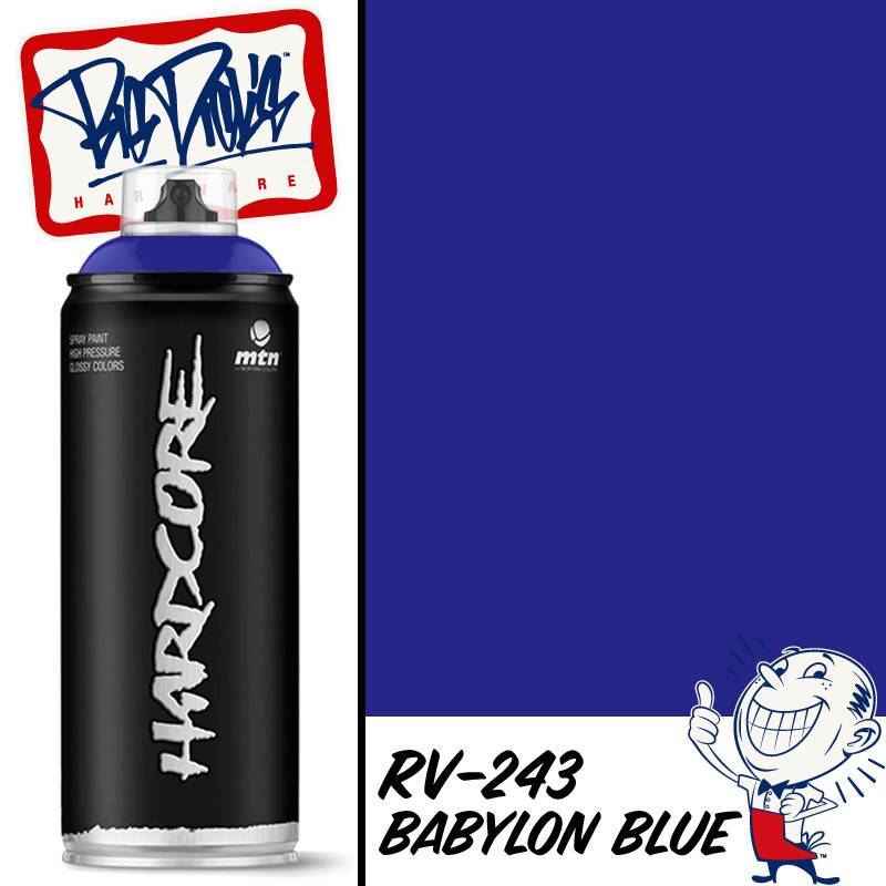 MTN Hardcore 2 Spray Paint - Babylon Blue RV-243