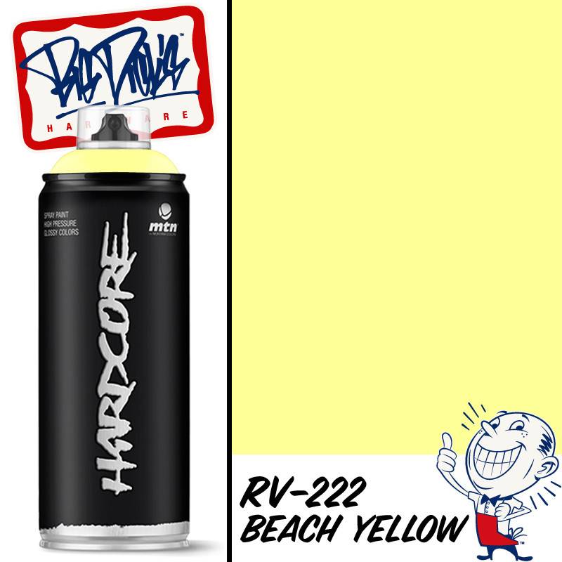 MTN Hardcore Spray Paint - Beach Yellow RV-222