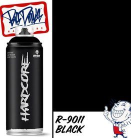 MTN Hardcore Spray Paint - Black R-9011