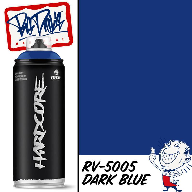 MTN Hardcore Spray Paint - Dark Blue RV-5005