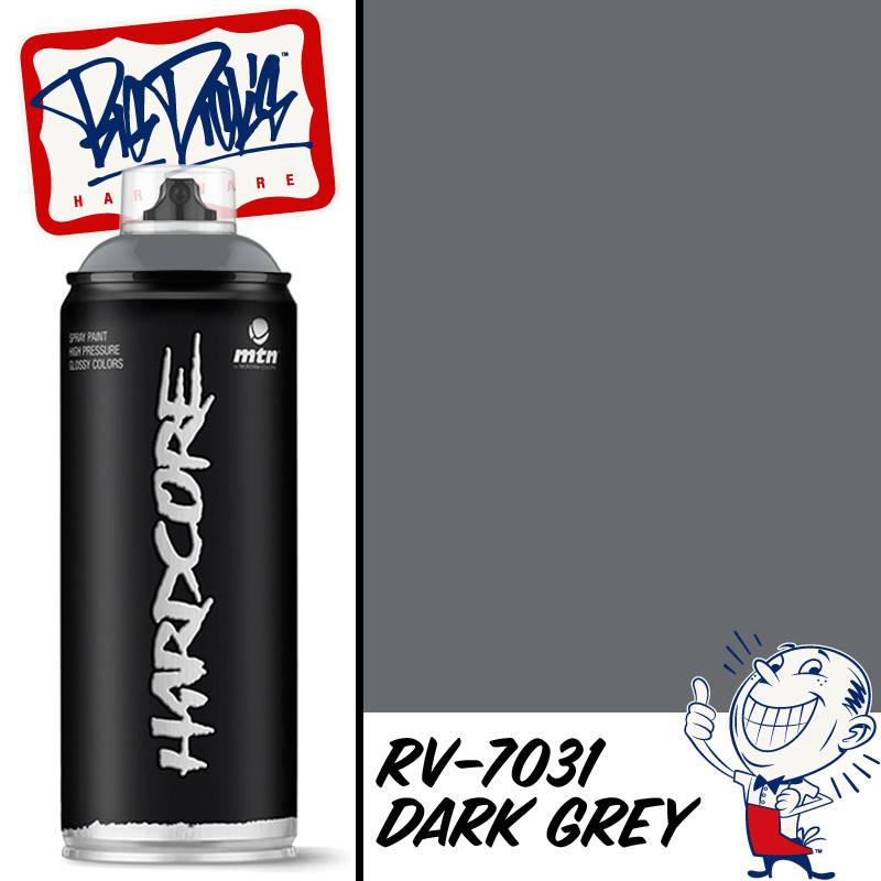 MTN Hardcore Spray Paint - Dark Grey RV-7031