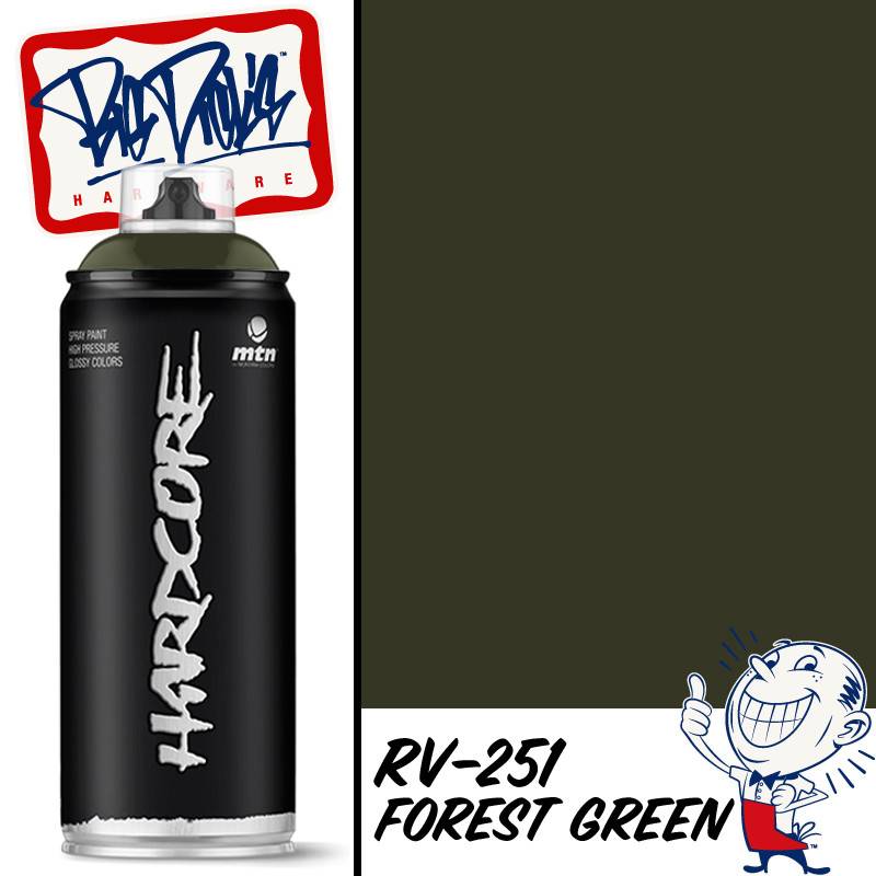 MTN Hardcore 2 Spray Paint - Forest Green RV-251