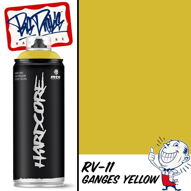 MTN Hardcore 2 Spray Paint - Ganges Yellow RV-11