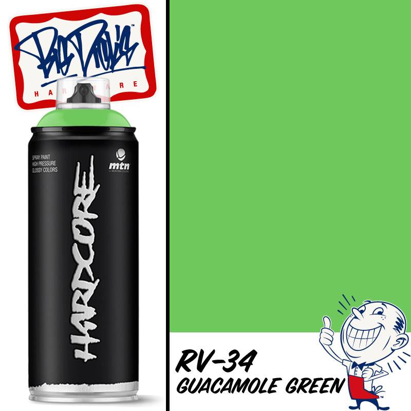 MTN Hardcore Spray Paint - Guacamole Green RV-34