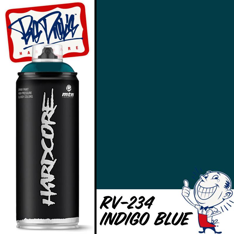 MTN Hardcore Spray Paint - Indigo Blue RV-234