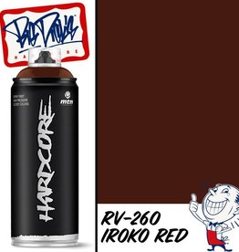 MTN Hardcore Spray Paint - Iroko Red RV-260